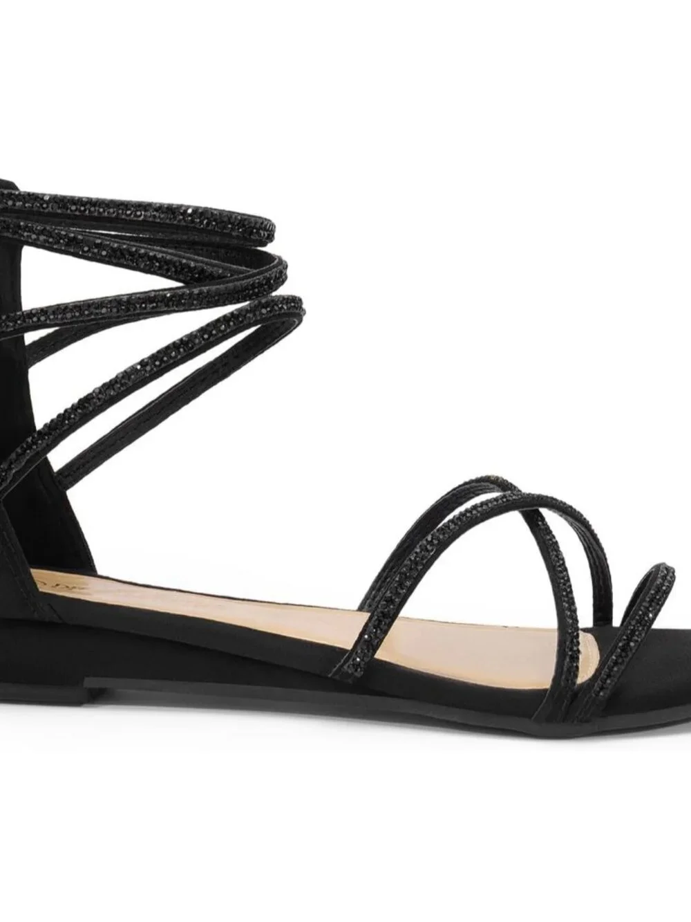 Lightweight Women's Open Toe Rhinestone Gladiator Sandals for Casual Summer Wear